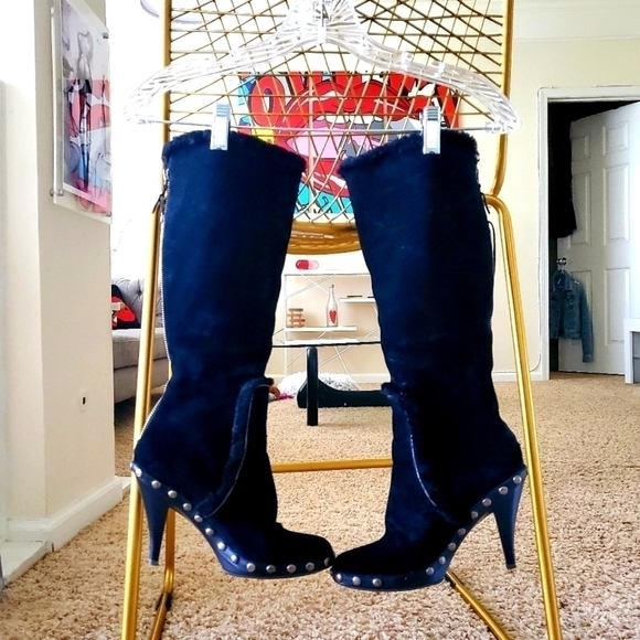 NikeLab | Knee-high Suede Boots - Picture 6 of 9